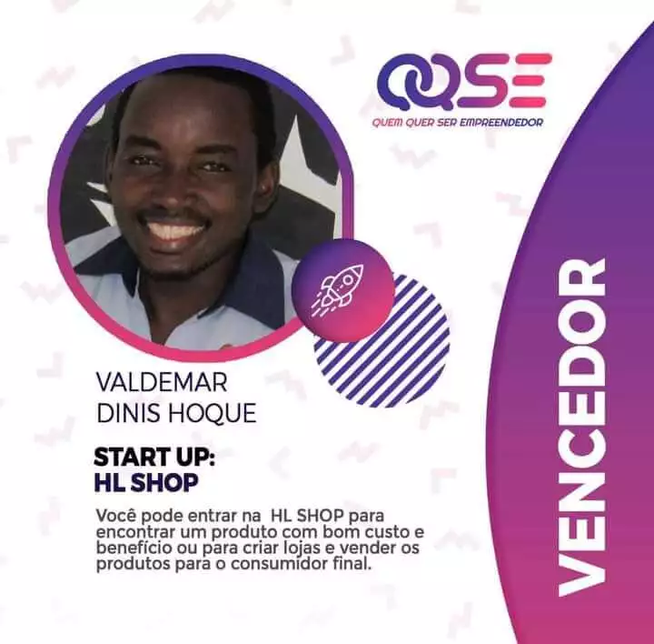 Vencedor do QQSE, HL Shop, por Valdemar Dinis Hoque